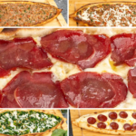 Pastırma+Sucuk+Kaşar (Açık Karadeniz Pidesi)