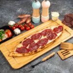 Pastırma+Kaşar (Açık Karadeniz Pidesi)