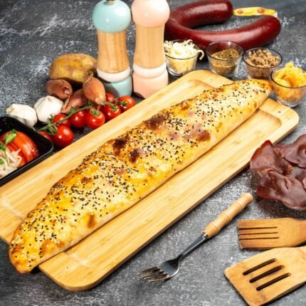 Kavurma Soğanlı Kaşarlı (Görele Pidesi)